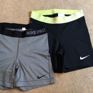 Nike pro shorts